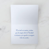 Feliz Navidad. Kerstkaarten in het Spaans Feestdagen Kaart (Binnen)