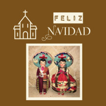 Feliz Navidad-kerstWenskaarten