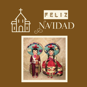 Feliz Navidad-kerstWenskaarten Kaart