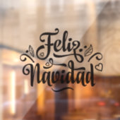 Feliz Navidad-klanten met verkoopfront  Raamsticker (Vel 2)