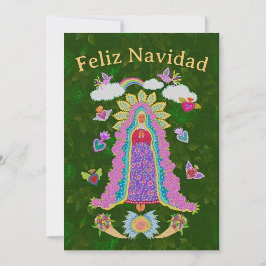 Feliz Navidad La Virgen Maria Kerstmis (Voorkant)