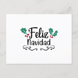 Feliz Navidad Merry Kerstmis Briefkaart
