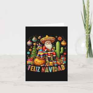 Feliz Navidad Mexicaanse Grappige Kerstfeest Kaart