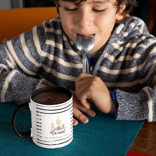 Feliz Navidad | Mug de Noël personnalisé