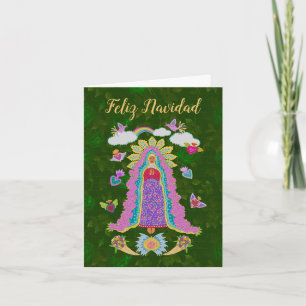 Feliz Navidad Notre Dame de Guadalupe carte de not