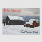 Feliz Navidad - Old Red Truck (Voorkant)