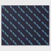 Feliz Navidad op Starfield Cadeaupapier (Vlak)