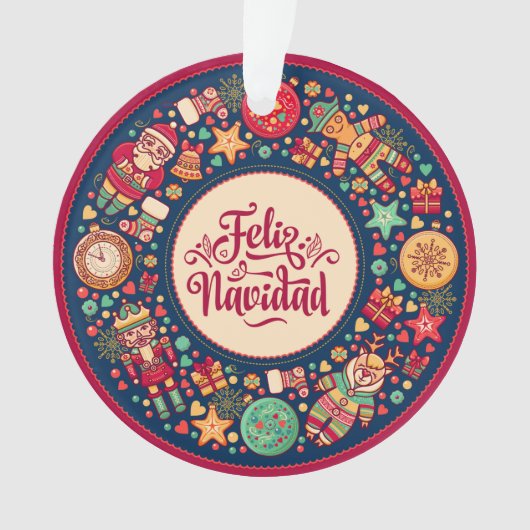 Feliz Navidad Ornament (voorkant)