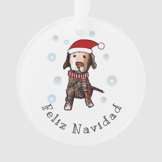 Feliz Navidad Ornament (voorkant)