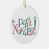 Feliz Navidad Ornament (Rechts)