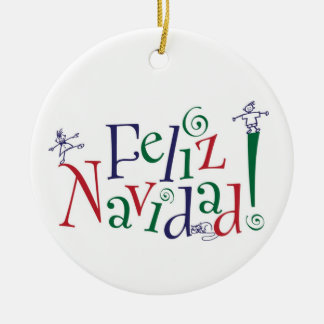 Feliz Navidad Ornament