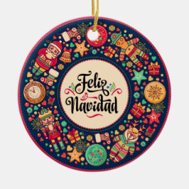 Feliz Navidad Ornament
