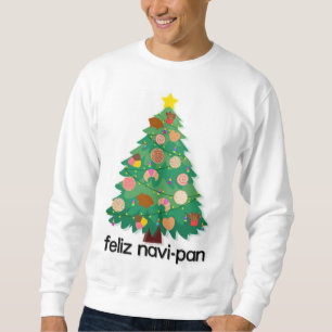 Feliz Navidad Pan Dulce Kerstboom Trui