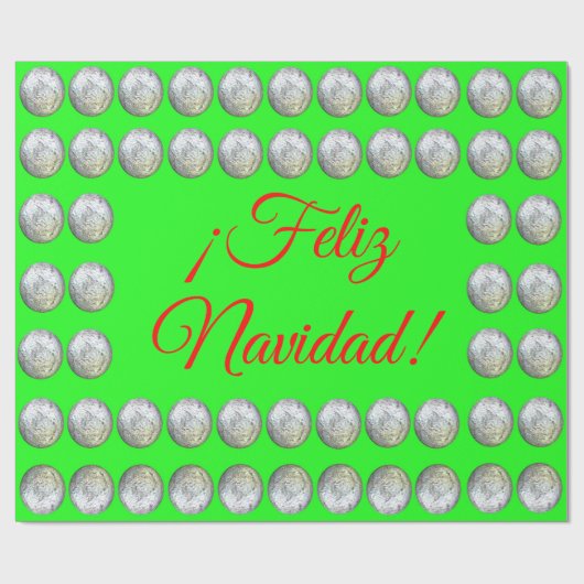 ¡Feliz Navidad ! papier cadeau (Plat)
