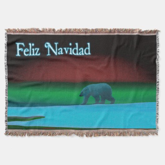 Feliz Navidad - Polar Lights Polar Beer Deken (Voorkant)