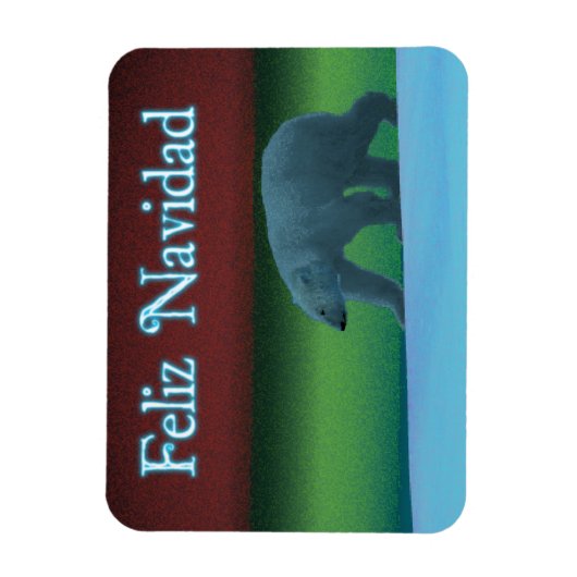 Feliz Navidad - Polar Lights Polar Beer Magneet (Verticaal)