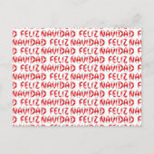 Feliz Navidad Red Chili Pepper Feestdagenkaart (Voorkant)