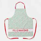 Feliz Navidad Red Chili Pepper Schort (Voorkant)