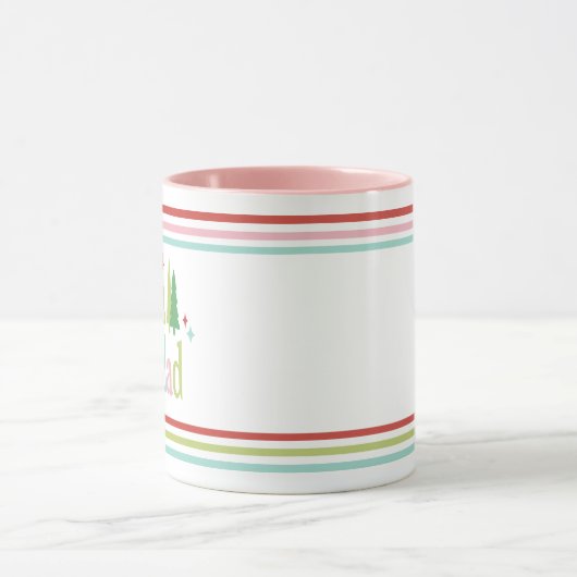 Feliz Navidad | Retro Kerstmis Mok (Midden)