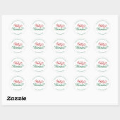 Feliz Navidad Return Address Sticker  (Feuille)
