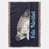 Feliz Navidad - Ringed zegel Deken (Voorkant Verticaal)