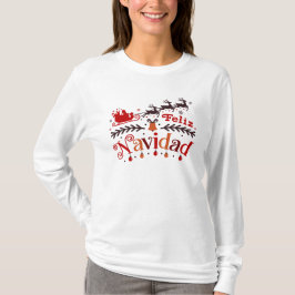 Feliz Navidad Santa T-shirt