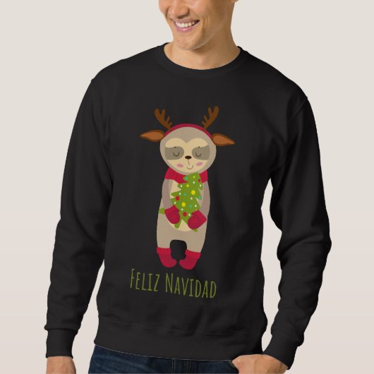 Feliz Navidad Sloth Trui (Voorkant)