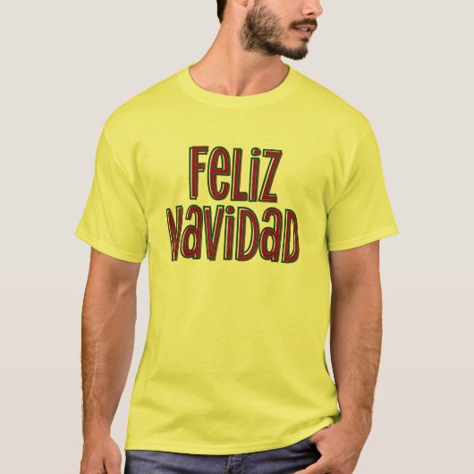 Feliz Navidad T-shirt (Voorkant)