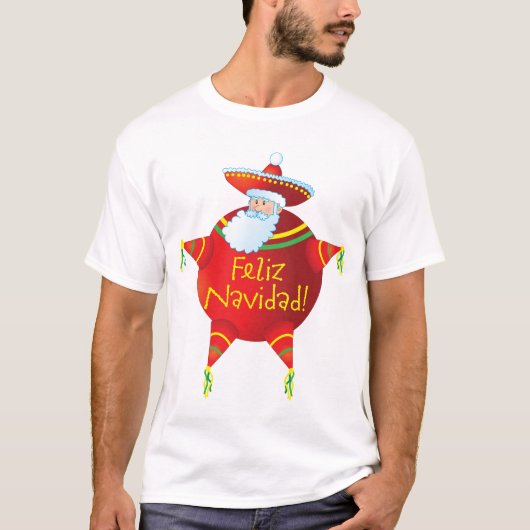 Feliz Navidad - T-shirt espagnol, Espagnol Père (Devant)