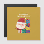 Feliz Navidad y próspero Año Nuevo, Carte de Noël (Devant / Derrière)