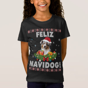 Feliz Navidog Aussie Chien moche Sweat Noël Sa