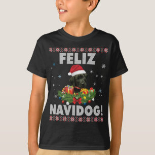 Feliz Navidog Black Labrador Chien moche Sweat Chr