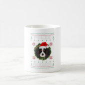 Feliz Navidog Cavalier Dog Santa Hat Ug Koffiemok (Center)