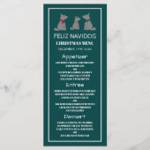 Feliz Navidog, Menu de Noël de style espagnol (Devant)