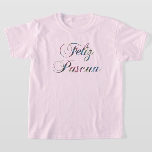 Feliz Pascua Espagnol Bonne T-shirt de Pâques (Poser)