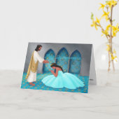 "Feliz Quinceañera." Carte de vœux (Fleur jaune)