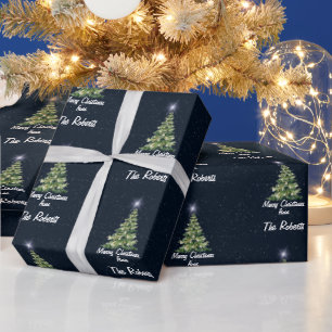 Feliz Regalo de la Familia de Árboles de Navidad A Cadeaupapier