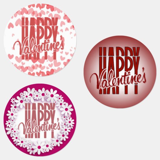  feliz Valentin variadas Labels (Groep)