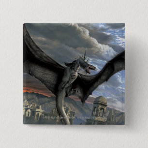 Fell Beast Vierkante Button 5,1 Cm