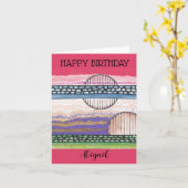 Fell Top Fantasy, gemengde media, jouw naam, verja Kaart (Gele Bloem)