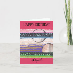 Fell Top Fantasy, gemengde media, jouw naam, verja Kaart