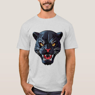 Felle Brullende Panter Mascotte T-shirt