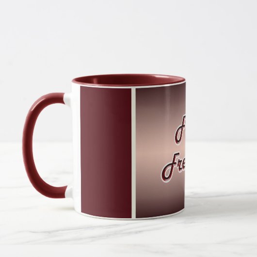 Felle eerstejaars mok (Links)