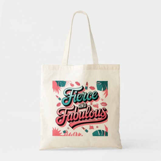 Felle en fantastische modieuze Canvas tas (Voorkant)