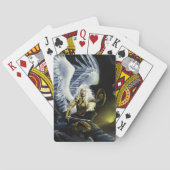 Felle Fantasy Krijgersengel Zwaard Pokerkaarten (Achterkant)