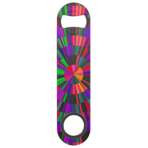 Felle geometrische bar sleutel flesopener speed flessenopener