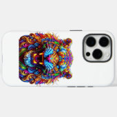 felle gloeiende tijger Case-Mate iPhone case (Achterkant (horizontaal))