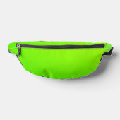 Felle groene heuptas met een centrale zwarte heuptasje (Liggend)