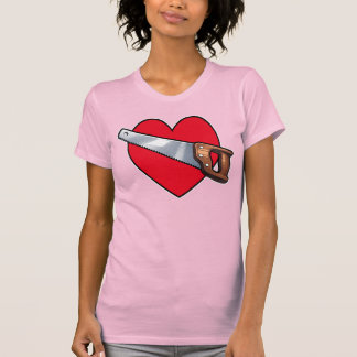 Felle hartbreker Anime-harten breekijzer ontwerp T-shirt