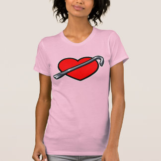 Felle Heartbreaker Anime Harten Breekijzer Ontwerp T-shirt